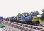 CSX 7787 & 7791 on a stack train